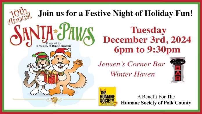 10th Annual Santa Paws Event in Winter Haven