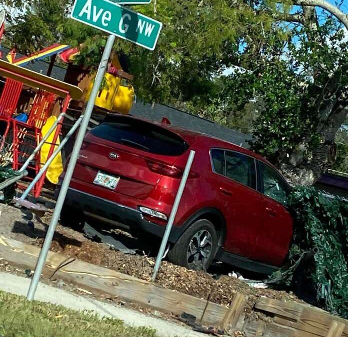 Driver Crashes Through Fence into Playground at Preschool in Winter Haven