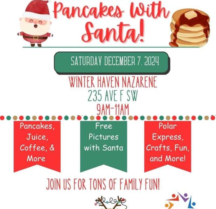 Pancakes with Santa at Winter Haven Nazarene