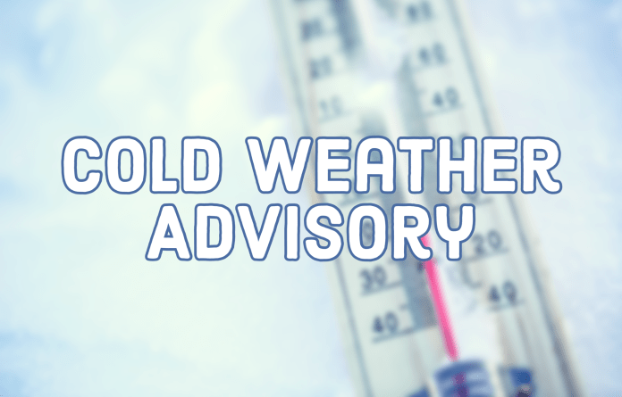 National Weather Service Issues Cold Weather Advisory