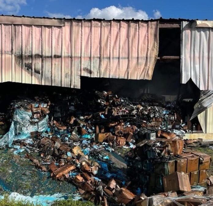 Polk County Fire Rescue Battles Storage Facility Fire