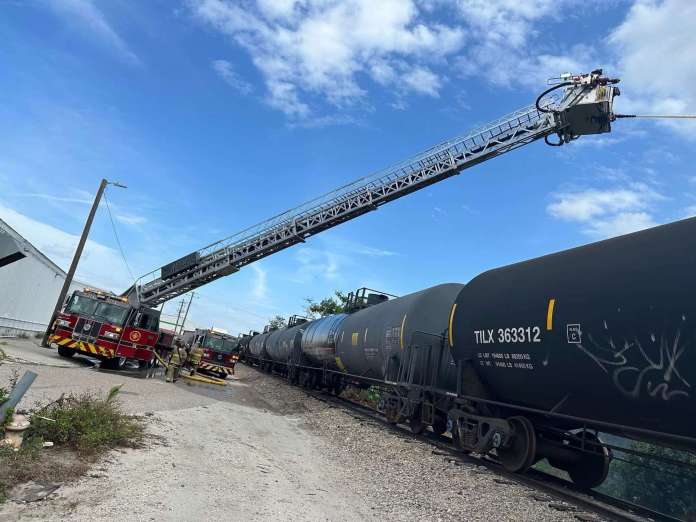 Winter Haven Fire Crews Battle Brush Fire in Winter Haven