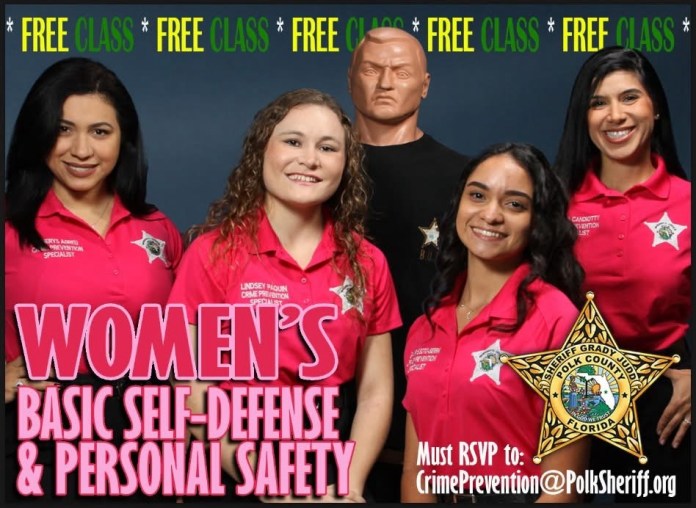 Polk County Sheriff’s Office Hosting FREE Women’s Basic Self Defense and Personal Safety Class