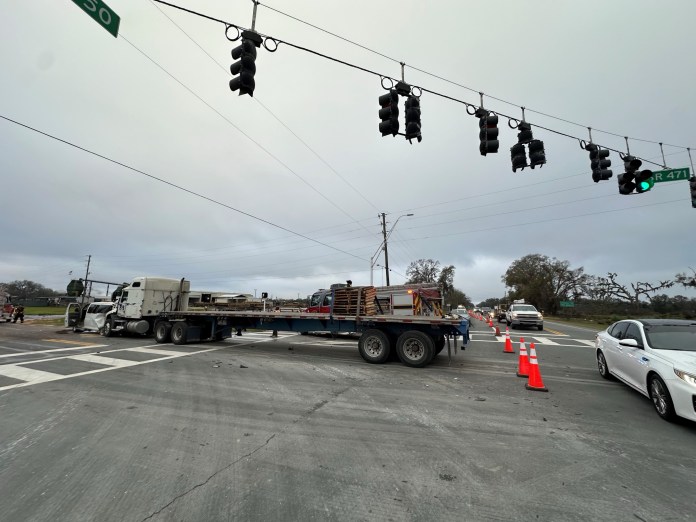 Several Seriously Injured After Tractor Trailer Slams into Van in Sumter County