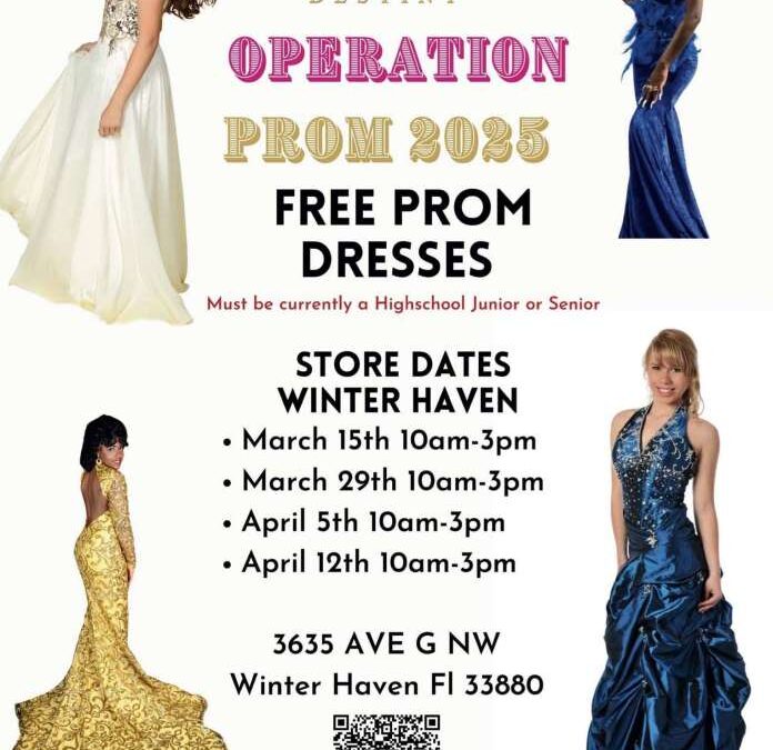 Angels of Destiny Inc Hosting Operation Prom 25